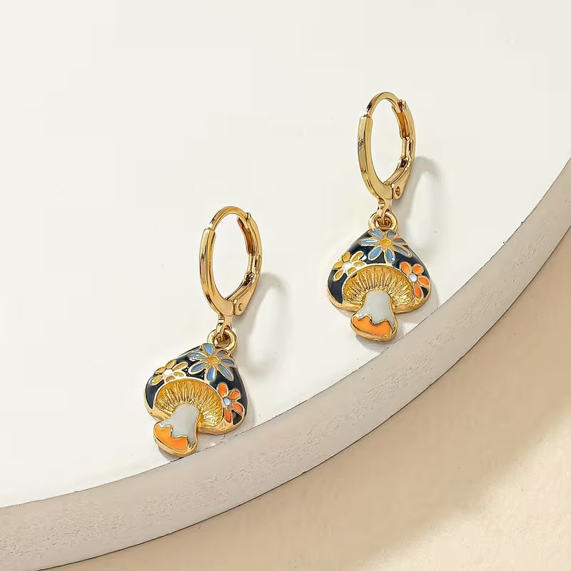 Autumn Garden Whimsy Earrings