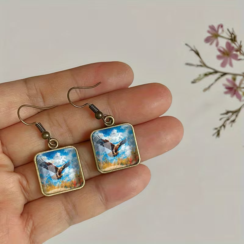 Wings of Grace Heirloom Drop Earrings