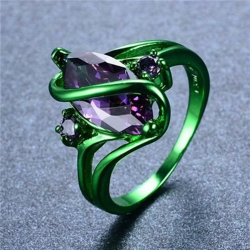 Emerald Nocturne Heirloom Ring