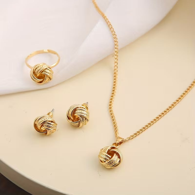Eternal Luxe Knot Jewelry Set