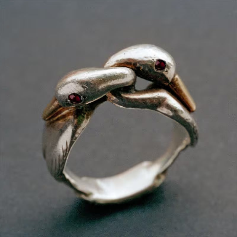 Eternal Swan Embrace Ring