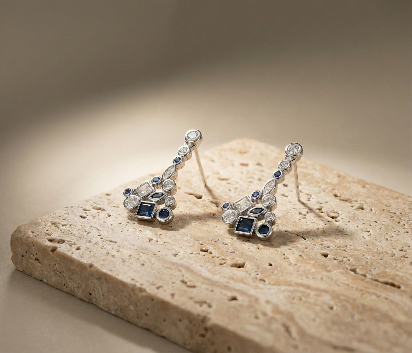 Midnight Serenade Gemstone Earrings