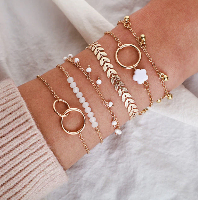 Pack of Vintage Gold Bracelets