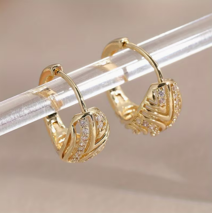 Eternal Grace Contour Earrings