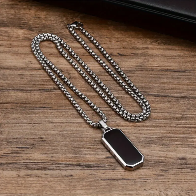 Men's Stainless Steel Pendant Necklace