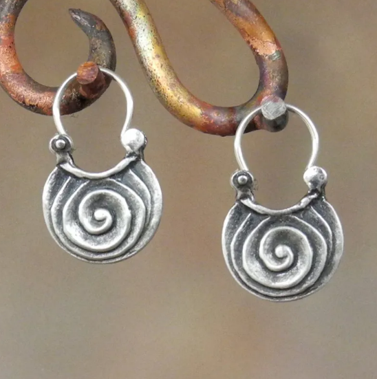 Geometric Gypsy Metal Earrings