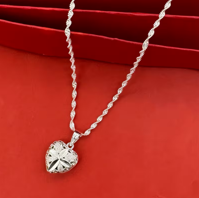 Eternal Heart of Grace Pendant Necklace