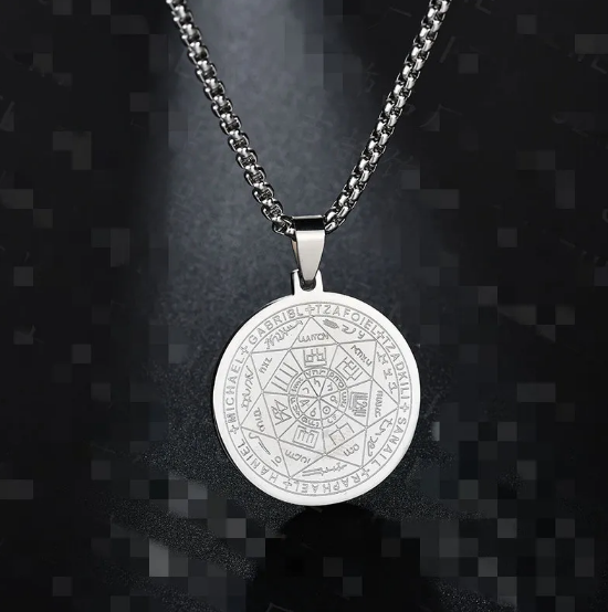 Six Star Angel Tritone Pendant Necklace