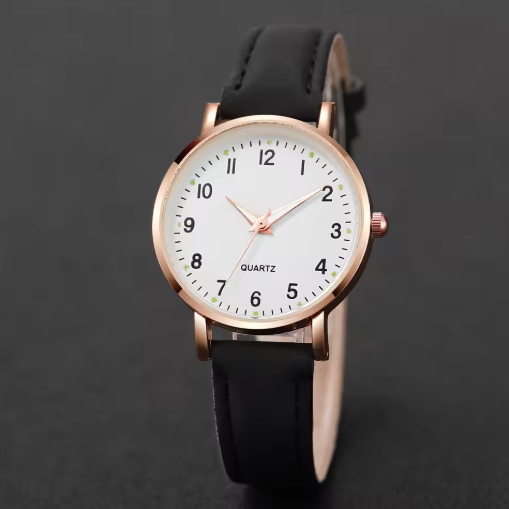 Nadčasové elegantní minimalistické quartz hodinky s čistými liniemi