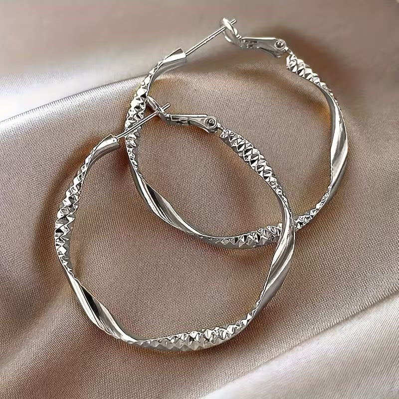 Twilight Spiral Radiance Hoops