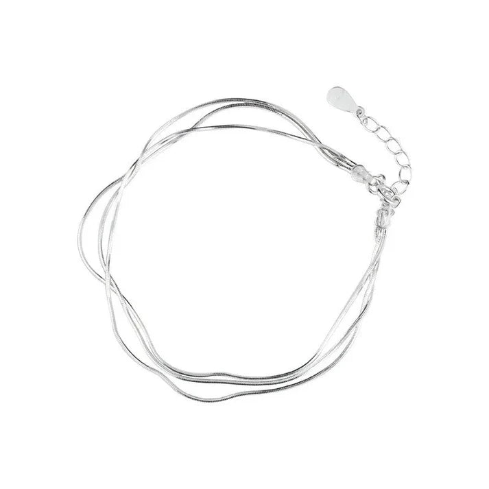 Fine and elegant silver bracelet