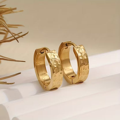 Timeless Relief Elegance Hoop Earrings