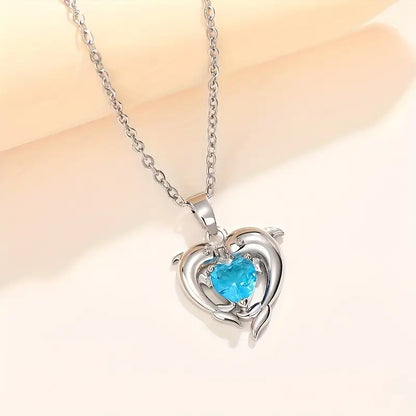 Oceanheart Twins Necklace