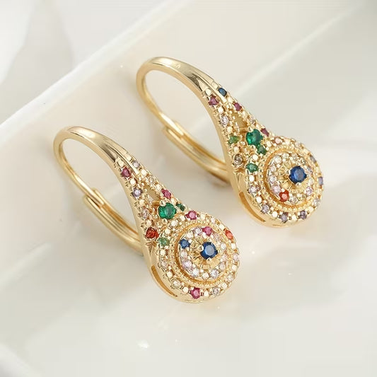 Multicolor Sparkle Elegance Earrings