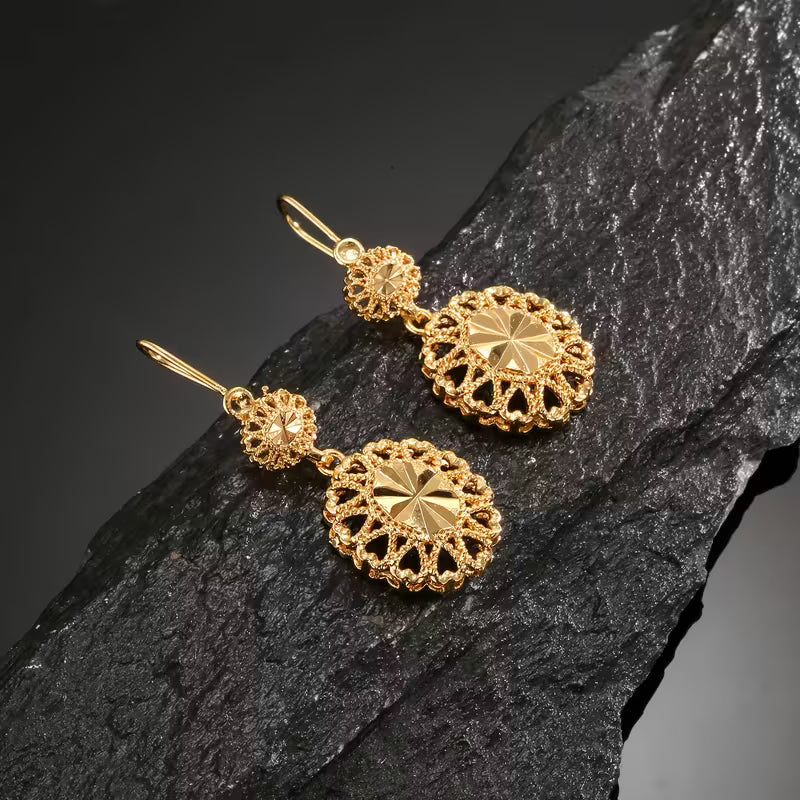Vintage Golden Elegance Earrings