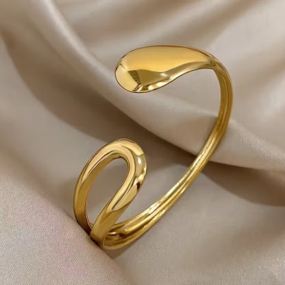 Sculpted Radiance Open Cuff