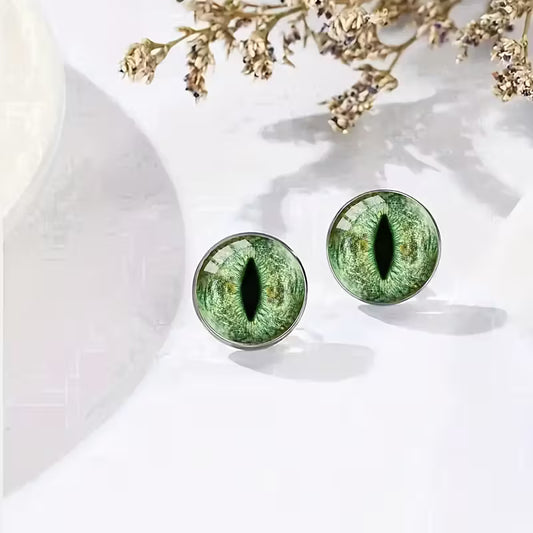 Emerald Gaze Heirloom Studs