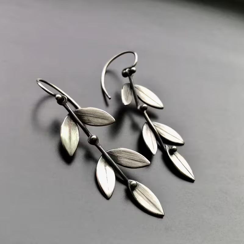Graceful Laurel Cascade Earrings