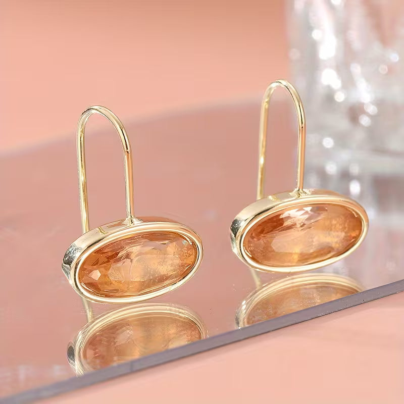 Golden Boho Dangle Earrings