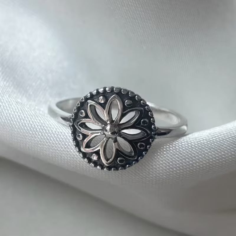 Timeless Petal Medallion Ring