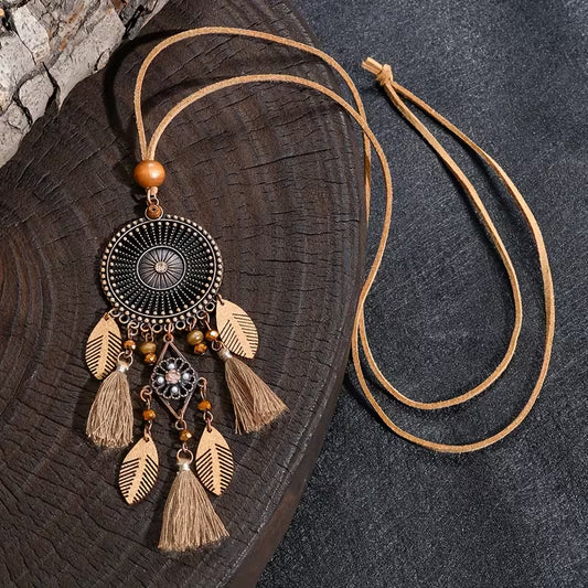 Bohemian Dreamcatcher Heritage Necklace