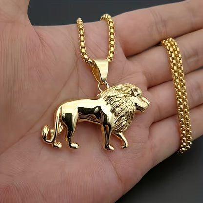Regal Lioness of Grace Pendant Necklace