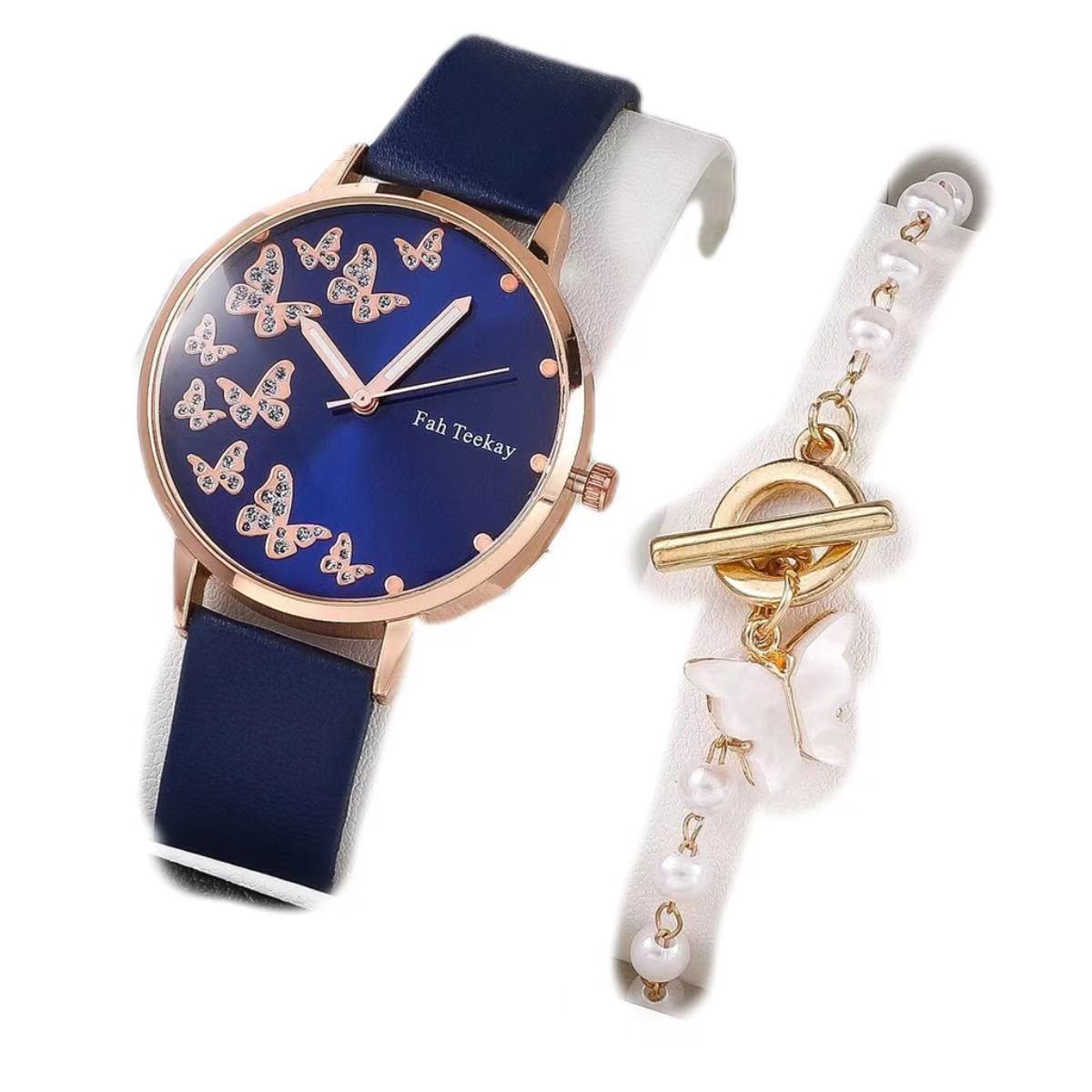 Elegant Belt Watch For Women Diamond Dial Quartz Timepiece