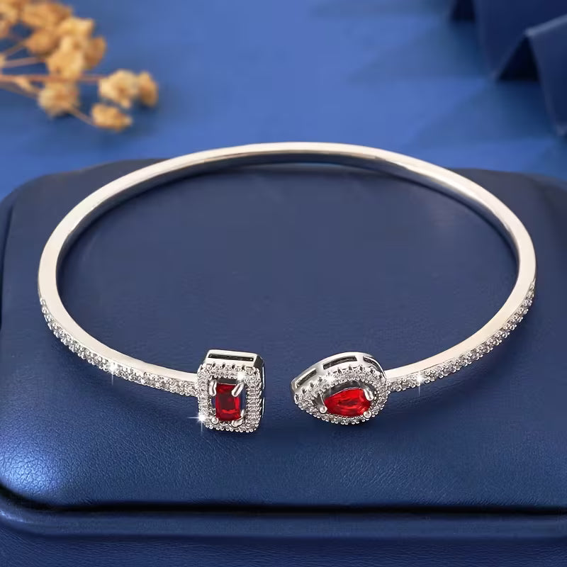 Crimson Radiance Elegance Cuff