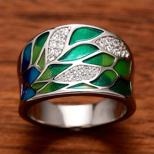 Verdant Mosaic Heirloom Ring