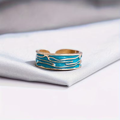 Azure Tides Grace Ring