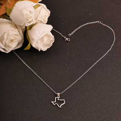 Texas Silhouette Grace Pendant Necklace