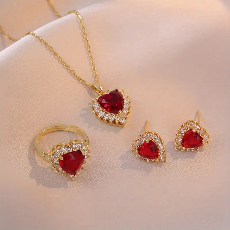 Anavelle Roubella Gold Jewelry Set