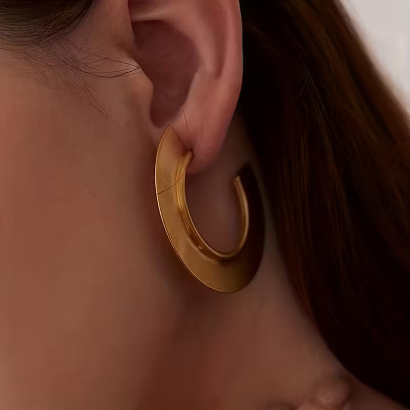 Minimalist Retro Geometric Earrings