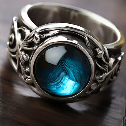 Enchanted Deep-Blue Elegance Ring