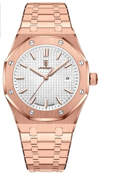 Elegant Luminous Calendar Watch For Professional Women