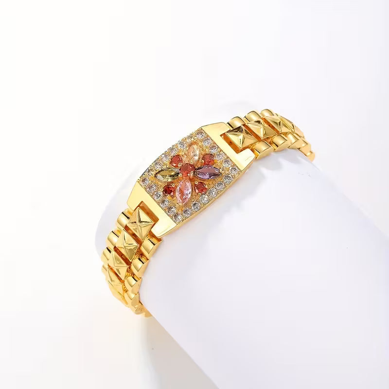 Radiant Floral Shine Bracelet