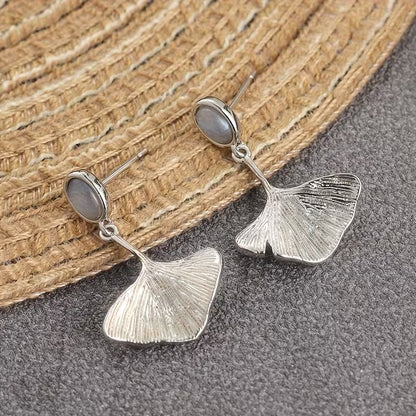 Ginkgo Whisper Elegance Drop Earrings