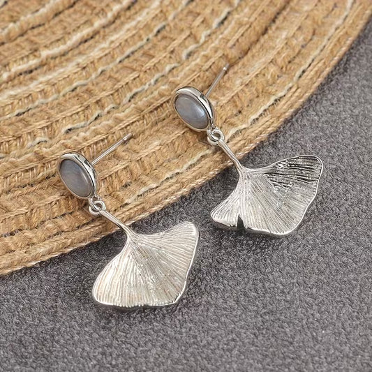 Ginkgo Whisper Elegance Drop Earrings