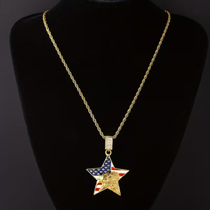 Celestial Liberty Heirloom Star Pendant Necklace
