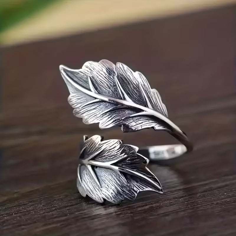 Timeless Whispering Leaves Ring