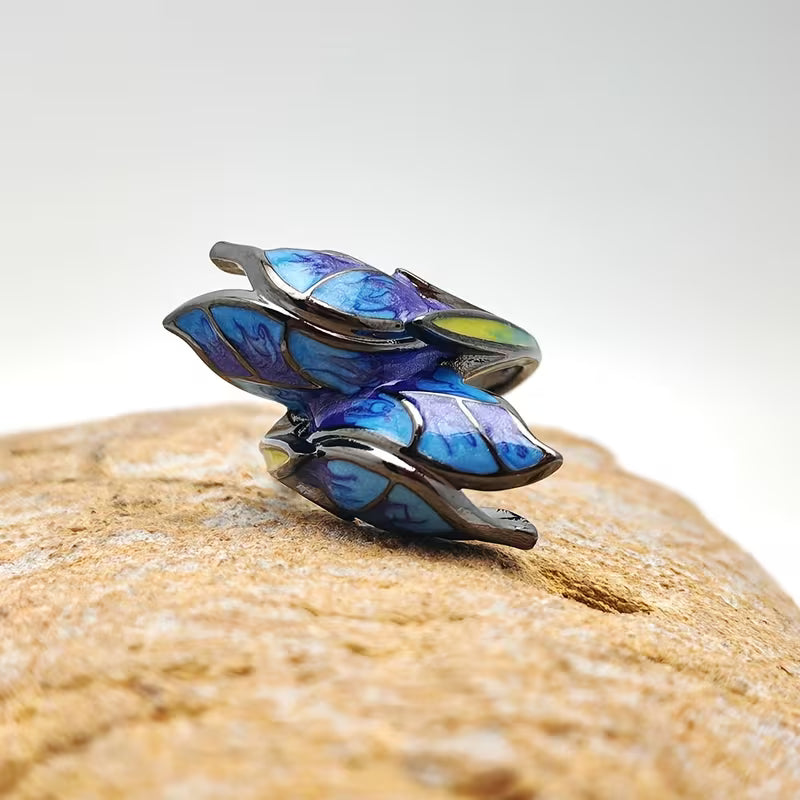 Azure Flutter Heirloom Ring