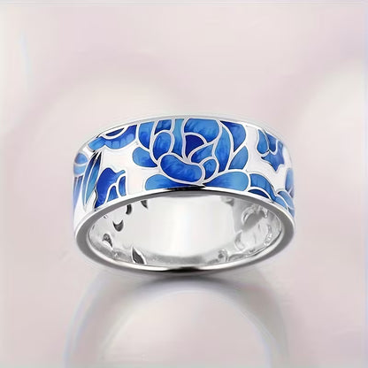 Azure Blossom Heirloom Band