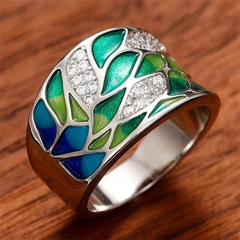 Verdant Mosaic Heirloom Ring