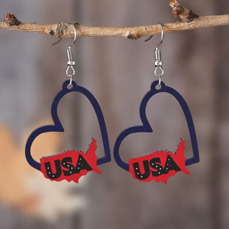 Unity of Grace Heart Drop Earrings