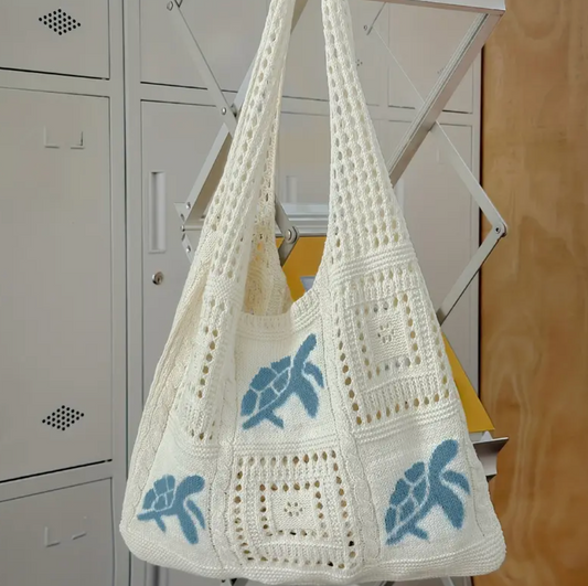 Turtle Crochet Bag