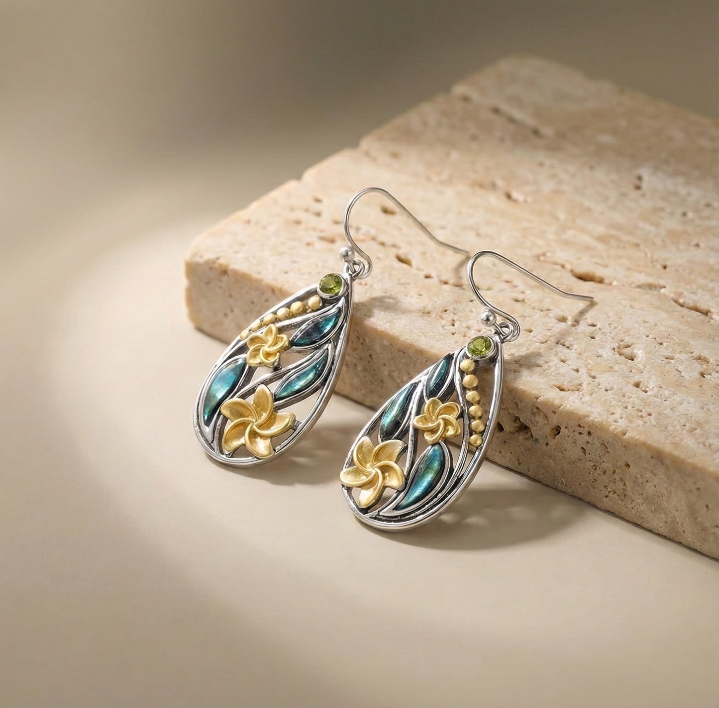 Blooming Radiance Teardrop Earrings