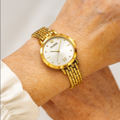 Luxurious Gold Minimalist Watch With Premium Waterproof