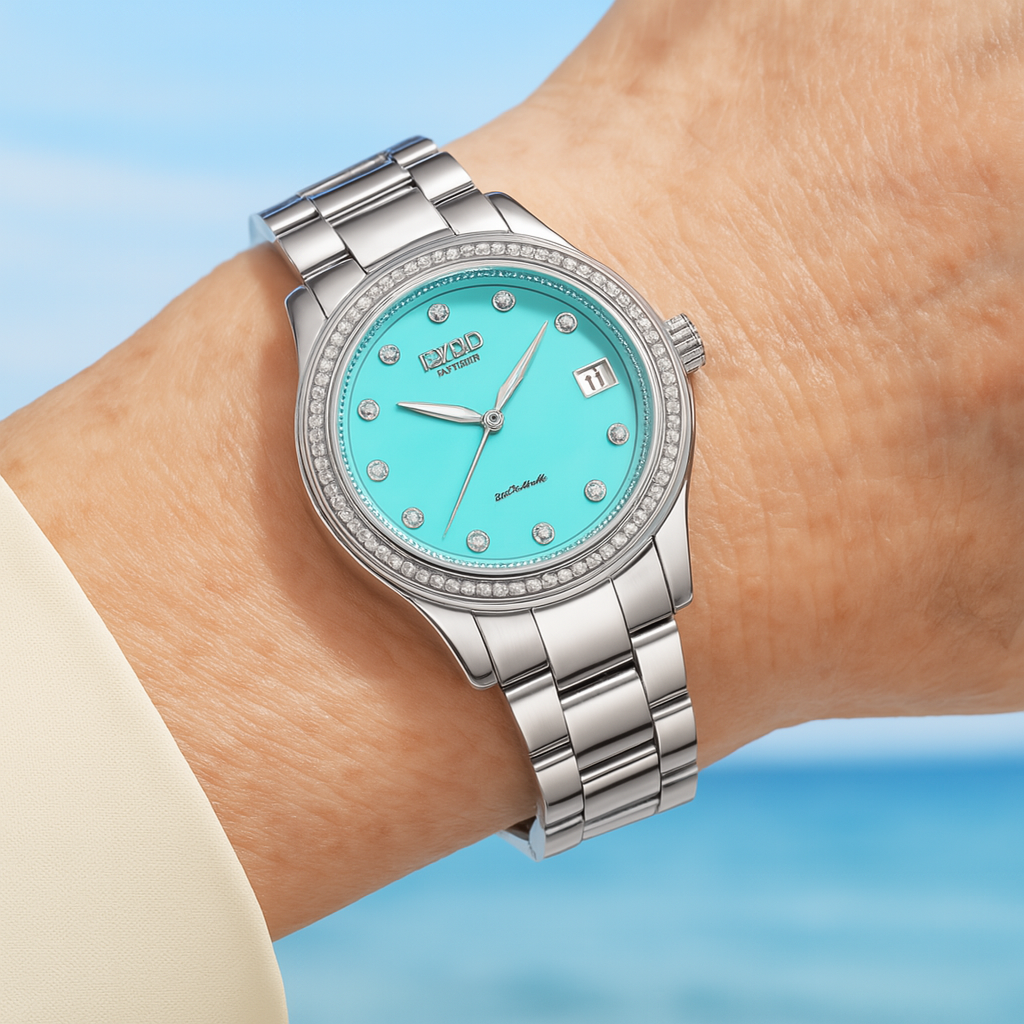 Lige Quartz Watch Waterproof Stainless Steel Radiance