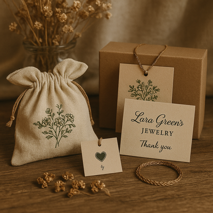 Vintage Nature Earrings in Silver