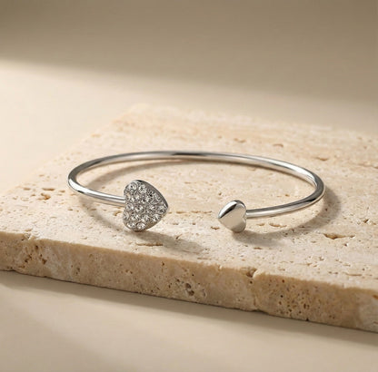 Eternal Sparkling Heart Bangle